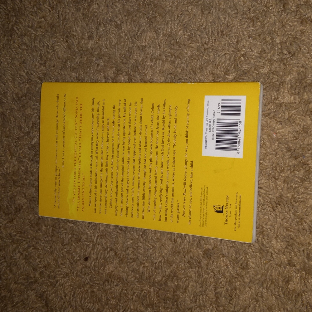 Heaven Is For Real Book - Picture 2 of 2